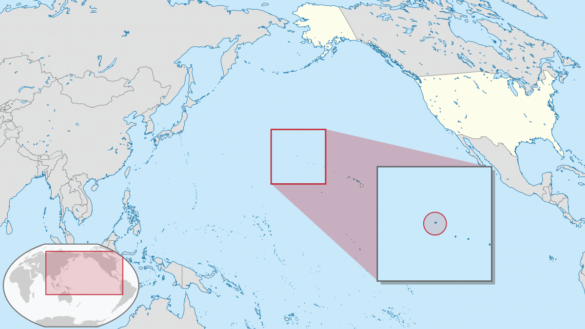 Midway Atoll Location 